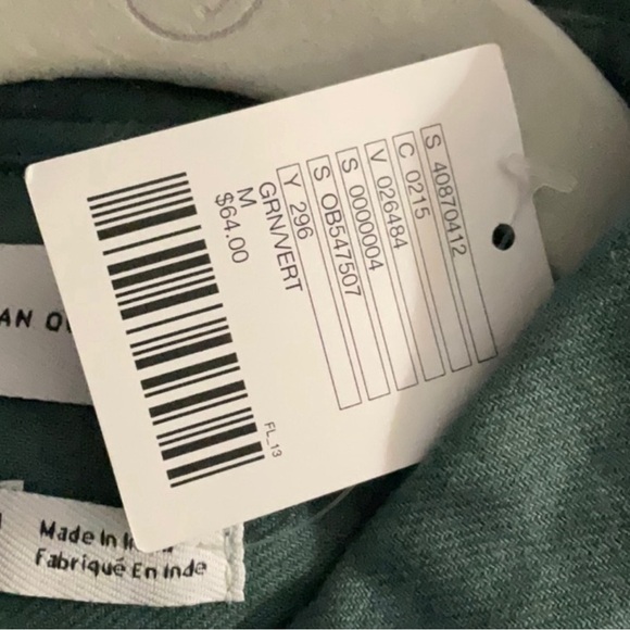 Urban Outfitters LS Acid Washed Button Down Shirt w/ Distressed Sleeves - Picture 8 of 8